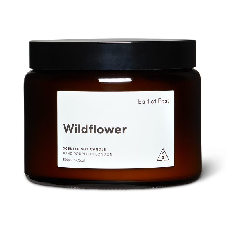Earl of East | Wildflower - Soy Wax Candle - 500ml [17.5oz] | Earl of East