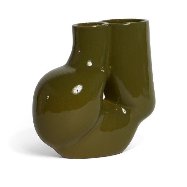 Hay | W&S Chubby Vase - Olive Green