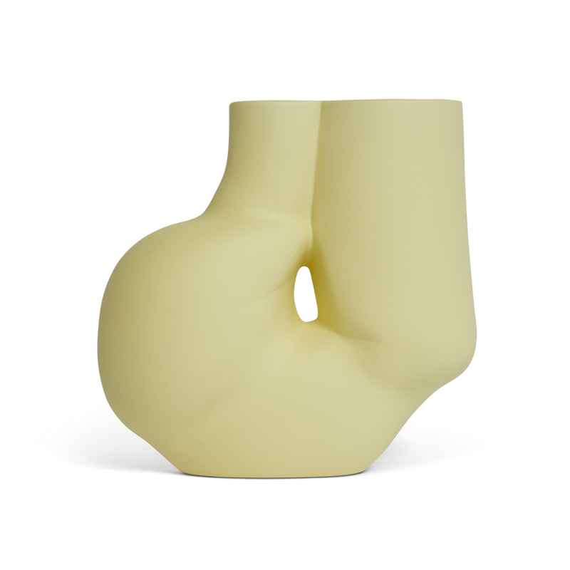 Hay | W&S Chubby Vase - Soft Yellow