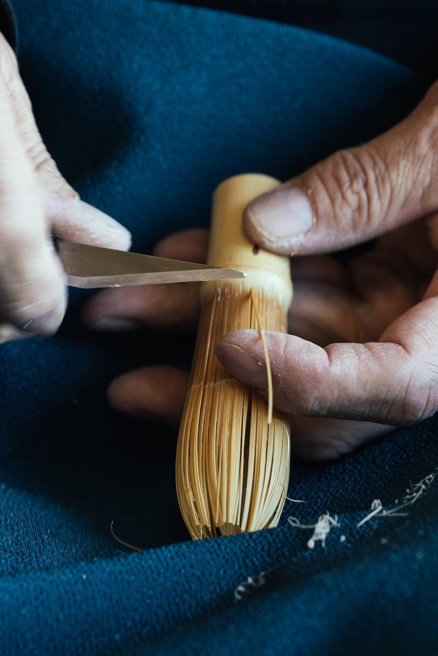 Handmade in Japan by Gestalten, hands carving wood, from the book