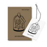 scented car air freshener scent tag for wardrobe leather amber 