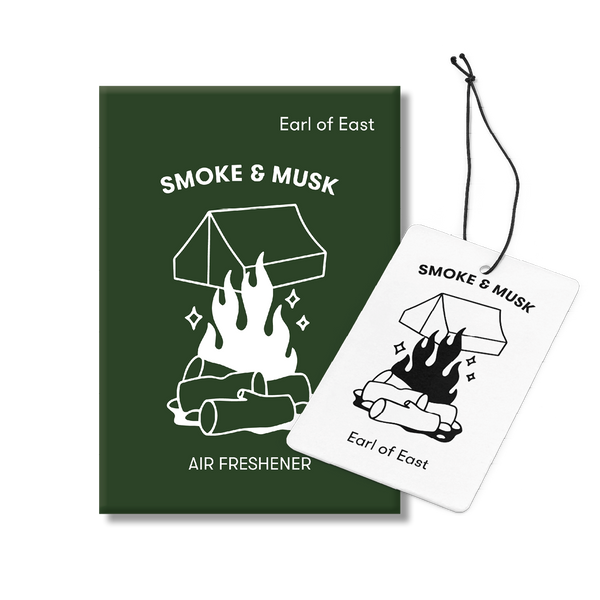 scented car air freshener scent tag for wardrobe fir smoke and musk
