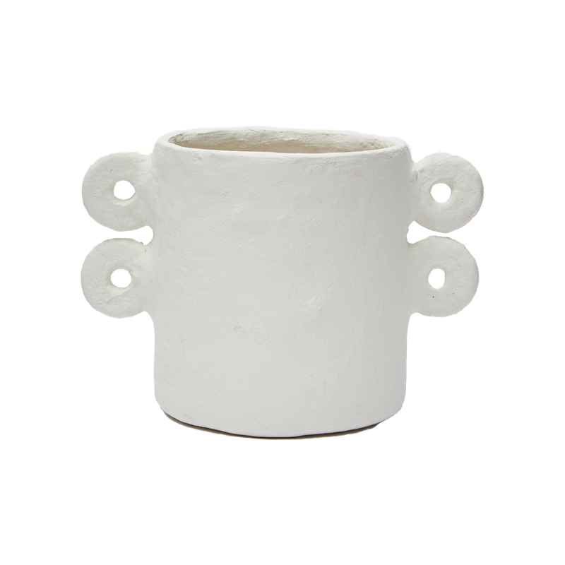 Serax | Papier-Mâché Pot - Beige Double Handle