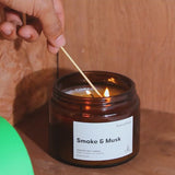 Earl of East | Smoke & Musk - Soy Wax Candle - 500ml [17.5oz]
