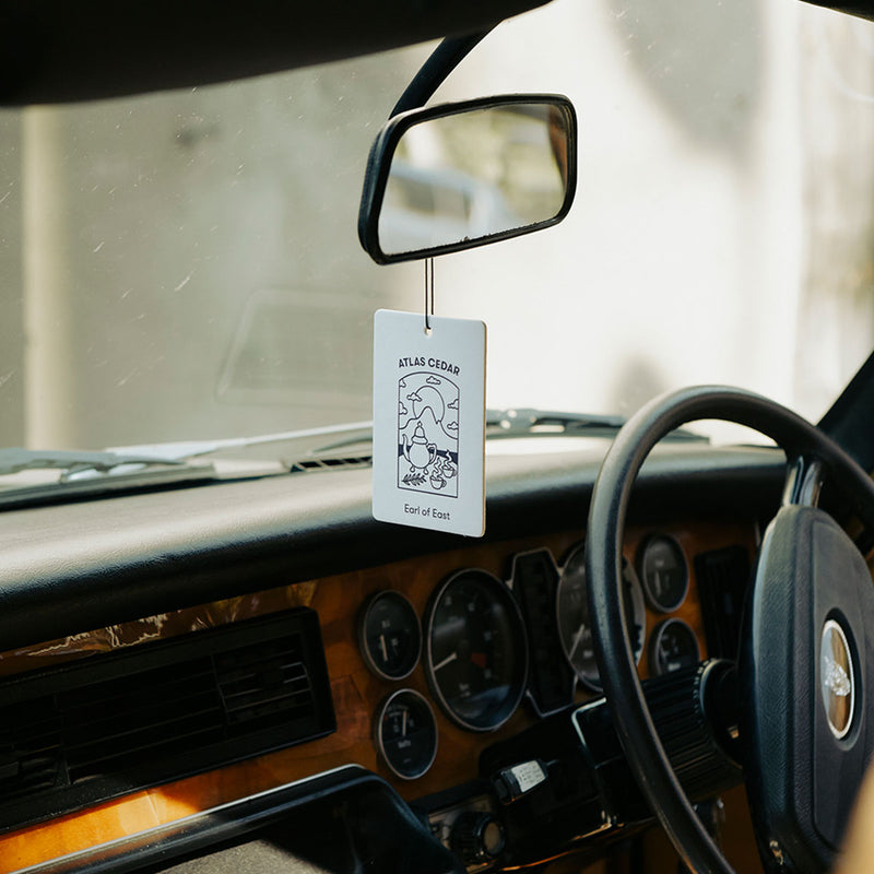 scented car air freshener scent tag for wardrobe cedar wood white musk