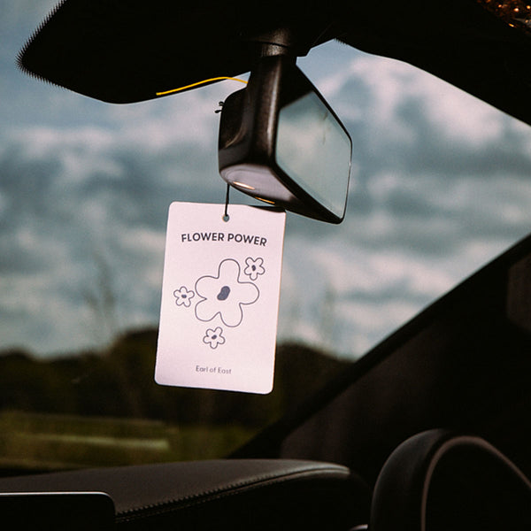 scented car air freshener scent tag for wardrobe flower power