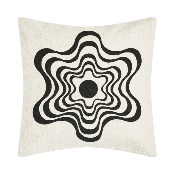 Dusen Dusen | Embroidered Cushion - Flower