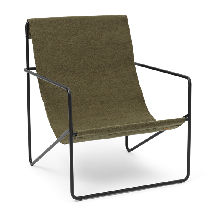 ferm LIVING | Desert Lounge Chair - Black Frame