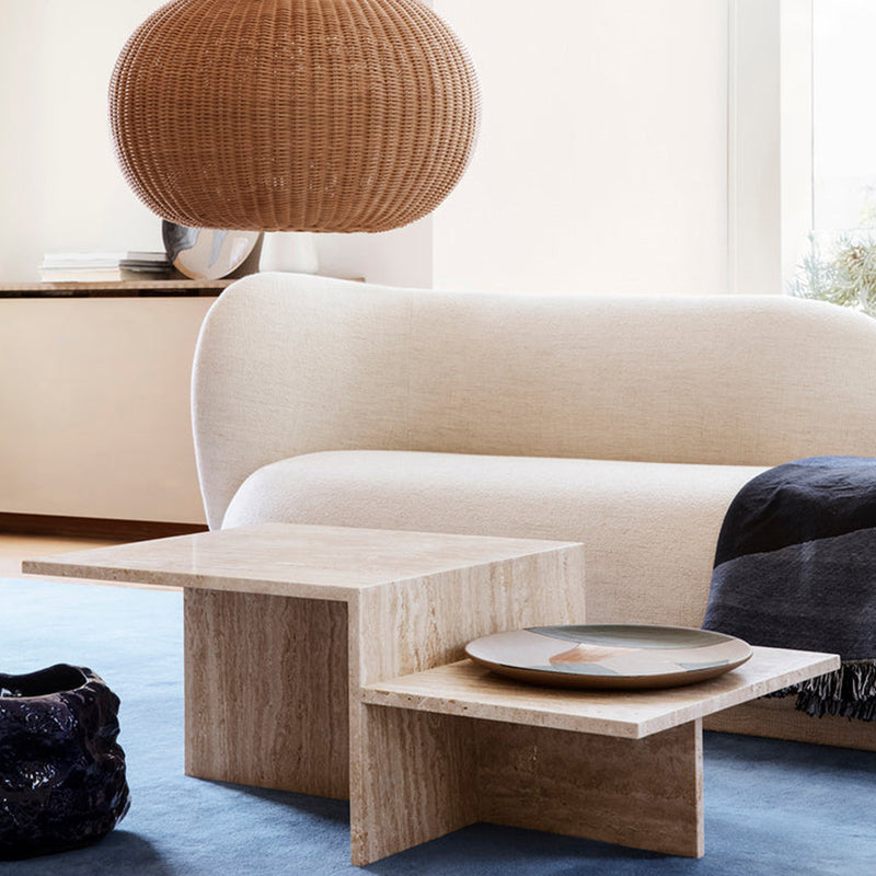 ferm LIVING | Distinct Coffee Table - Travertine