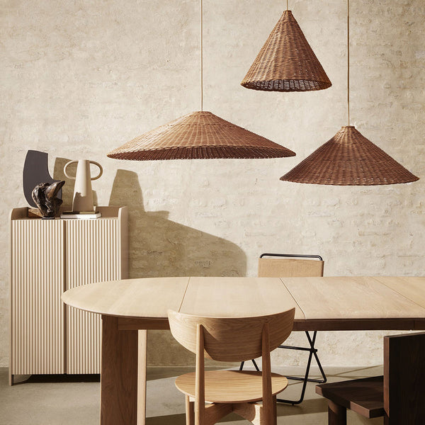 ferm LIVING | Dou Natural Rattan Lampshade - Ø68