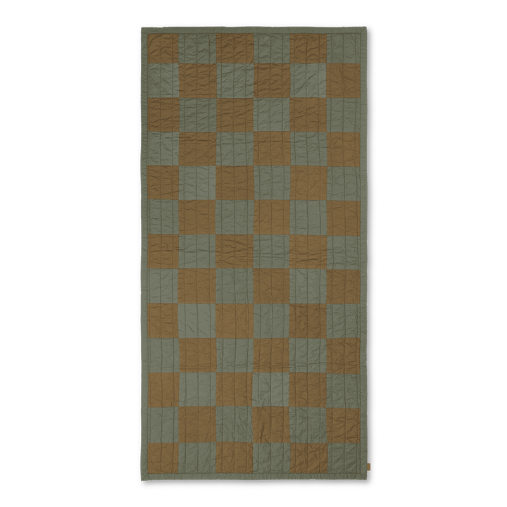 ferm LIVING | Duo Quilted Blanket - Green Tonal
