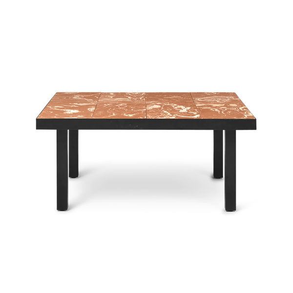ferm LIVING | Flod Coffee Table - Terracotta and Black