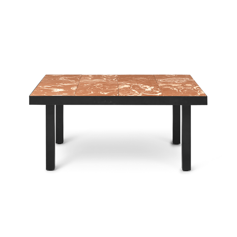 ferm LIVING | Flod Coffee Table - Terracotta and Black