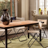 ferm LIVING | Flod Dining Table - Terracotta and Black