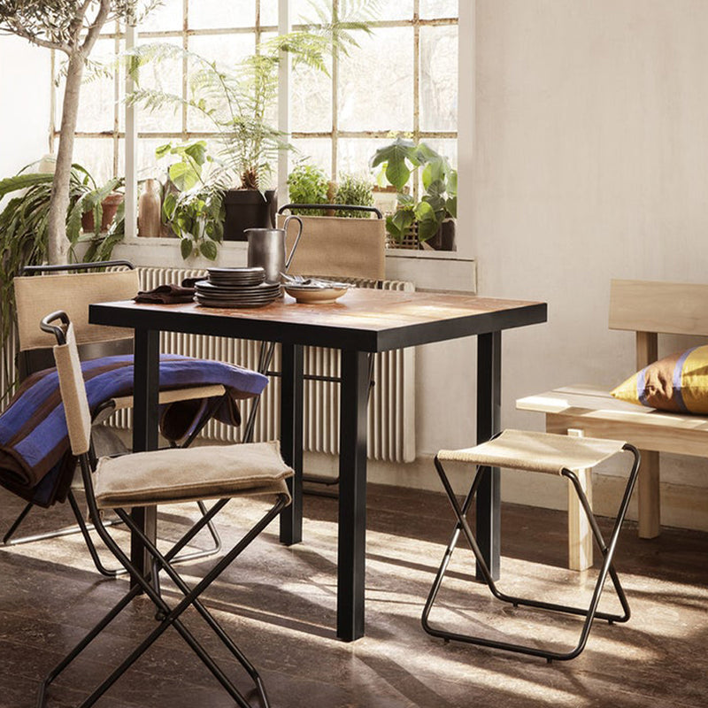 ferm LIVING | Flod Small Table - Terracotta and Black