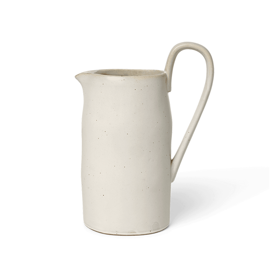 Flow Jug, Off-White Speckle by ferm LIVING