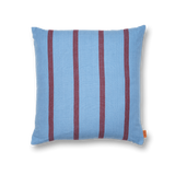 ferm LIVING | Grand Cushion - Faded Blue/Burgundy
