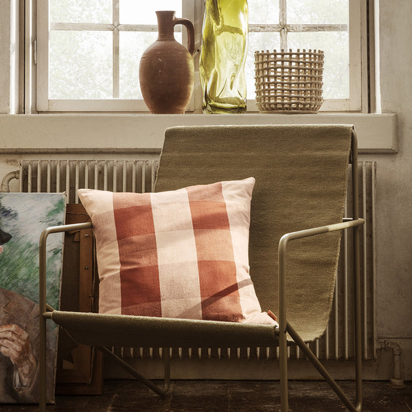 ferm LIVING | Grand Cushion - Rose/Rust