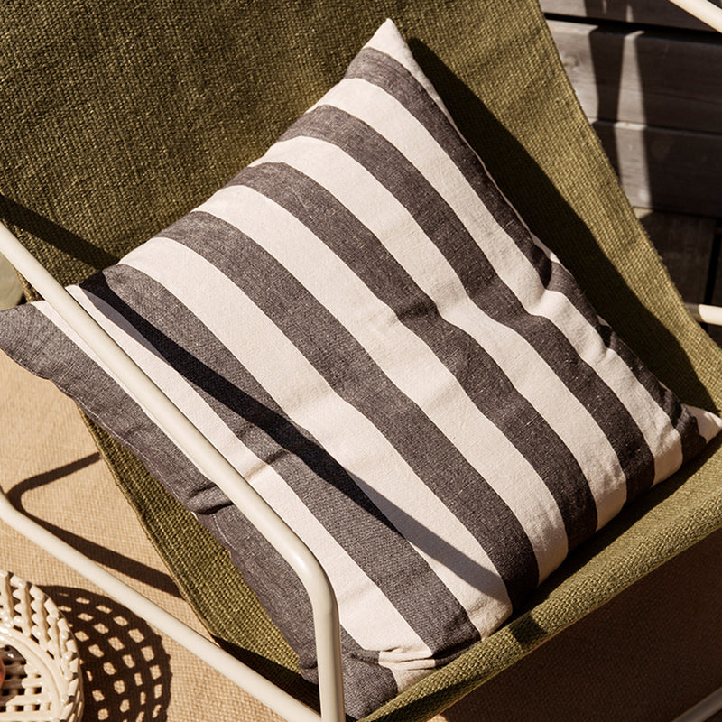 ferm LIVING | Grand Cushion - Sand/Black