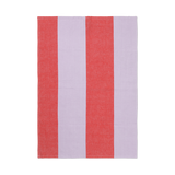 ferm LIVING | Hale Yarn Dyed Linen Tea Towel - Red / Lilac