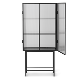 Ferm Living | Haze Vitrine - Reeded Glass - Black