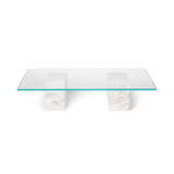 ferm LIVING | Mineral Coffee Table - Bianco Curia