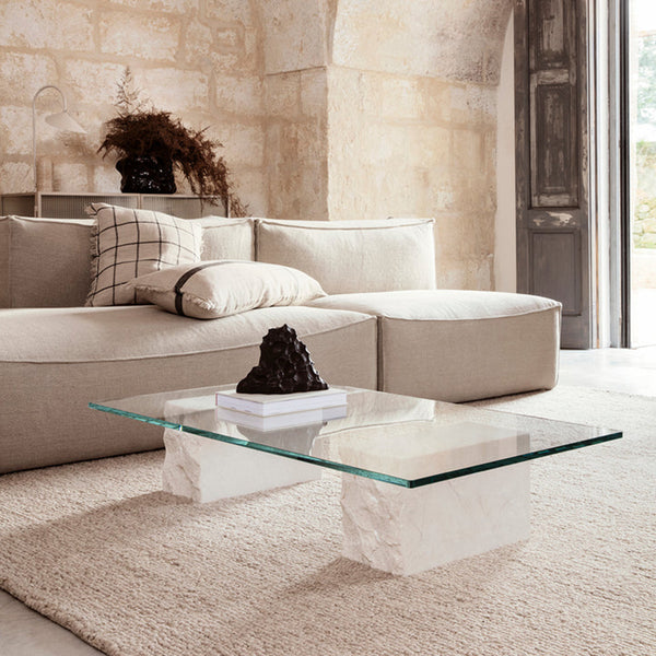 ferm LIVING | Mineral Coffee Table - Bianco Curia