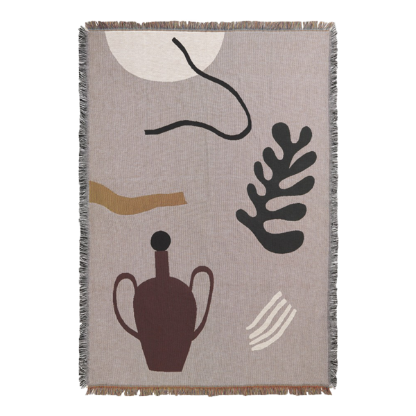 ferm LIVING | Mirage Blanket - Grey