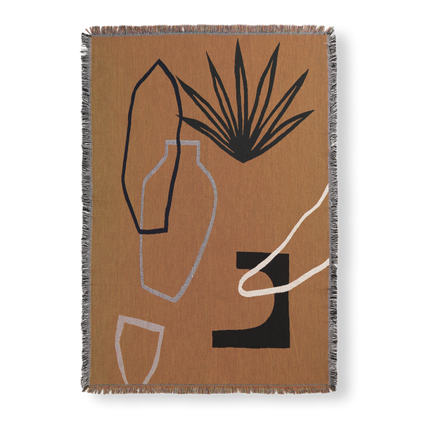 ferm LIVING | Mirage Blanket - Mustard