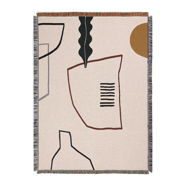 ferm LIVING | Mirage Blanket - Off White