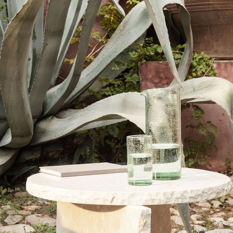 ferm LIVING | Oli Glass Jug - Recycled Clear