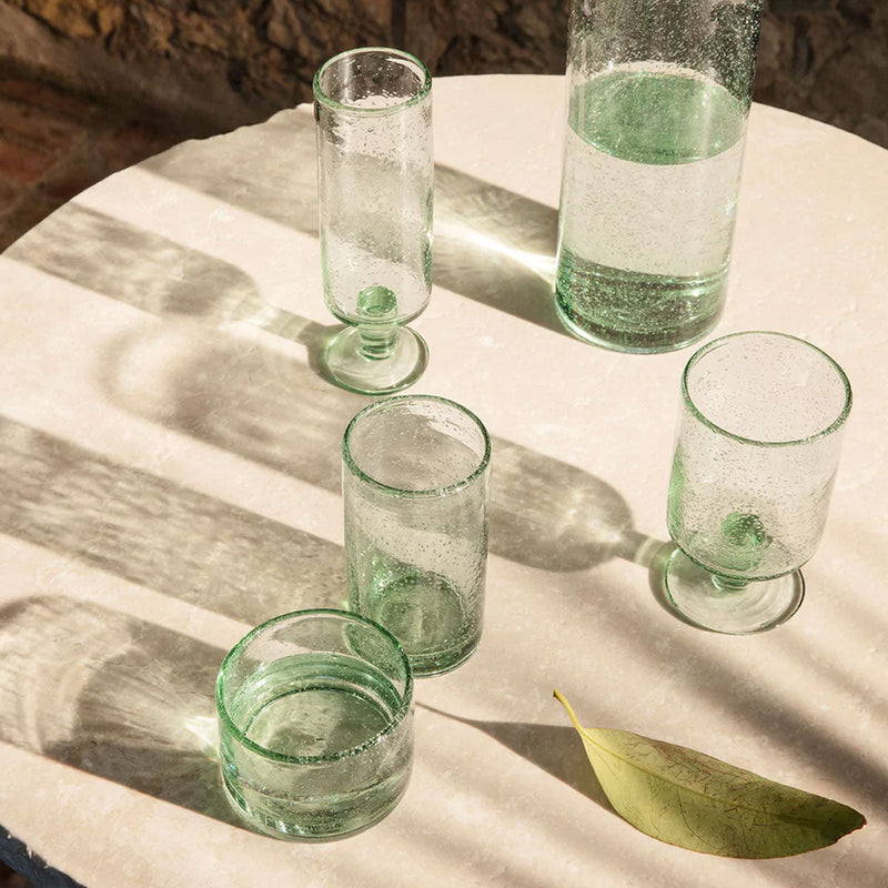 ferm LIVING | Oli Glass Jug - Recycled Clear