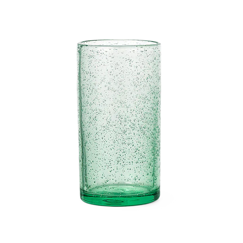 ferm LIVING | Oli Water Glass - Tall - Recycled Clear