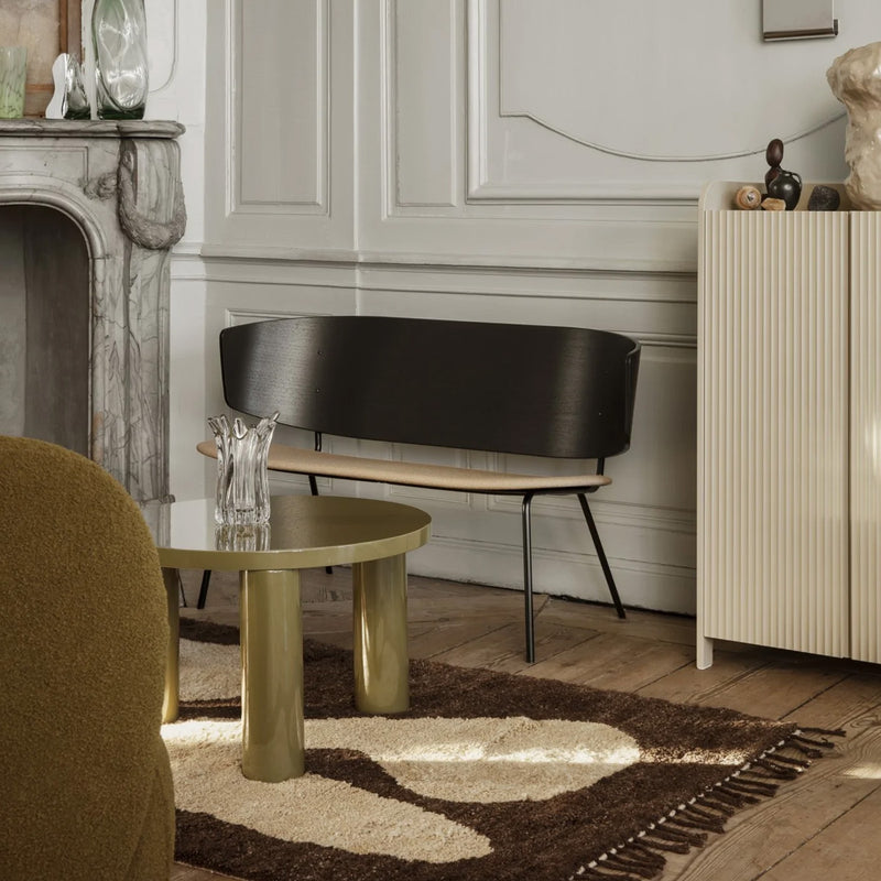 ferm LIVING | Post Coffee Table - Small - Olive