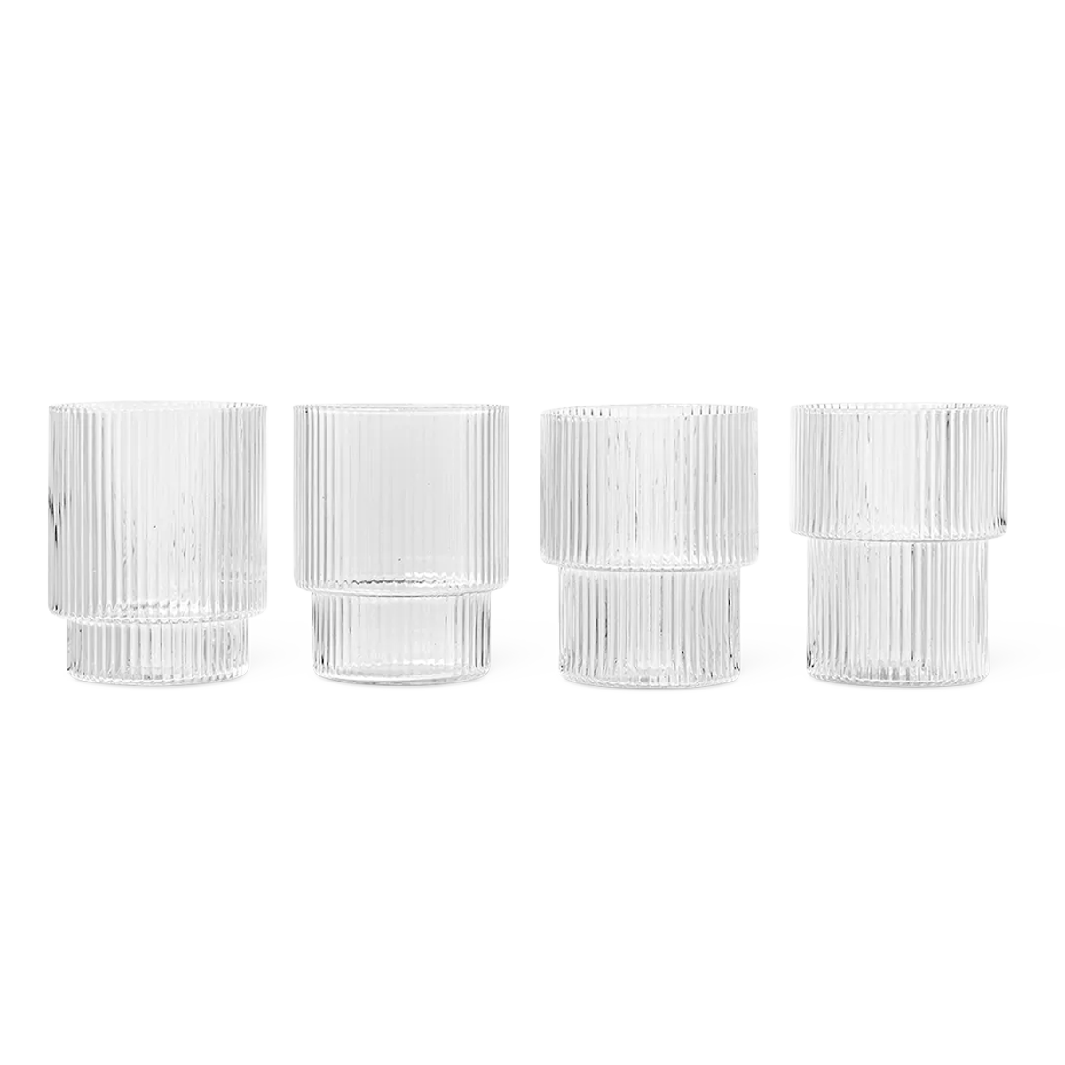 ferm LIVING Ripple Glassware Drink Sets