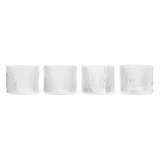 ferm LIVING | Ripple Low Glasses - Set of 4 - Clear