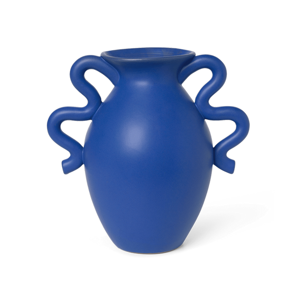ferm LIVING | Verso Table Vase - Bright Blue