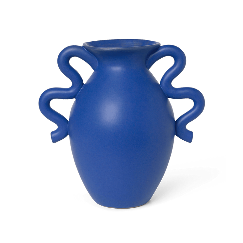 ferm LIVING | Verso Table Vase - Bright Blue