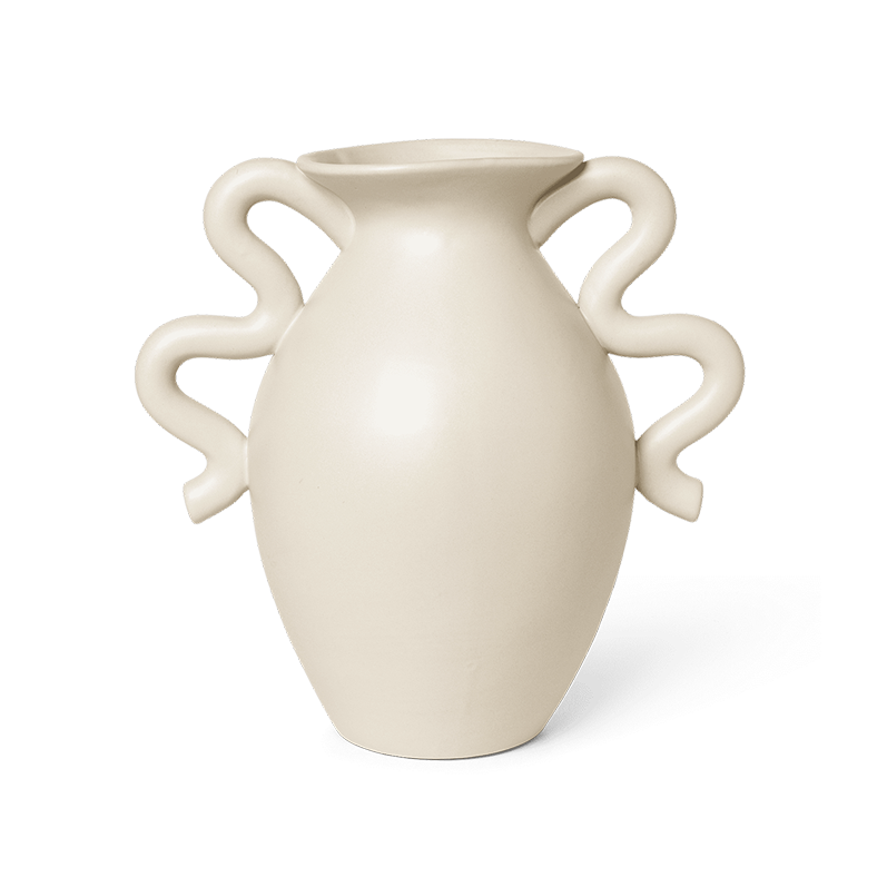 Verso Table Vase, Cream by ferm LIVING