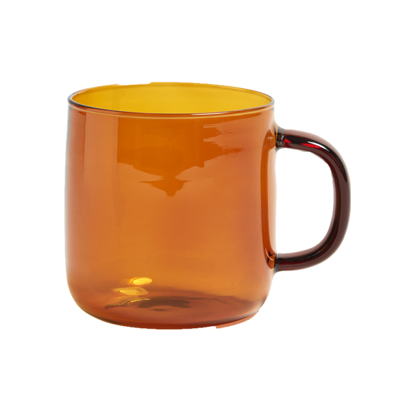 HAY borosilicate glass mug amber at Earl of East London