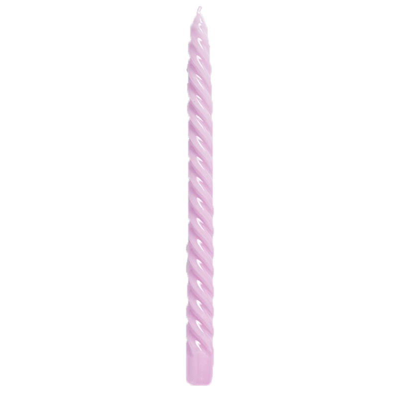 HAY | Long Twist Candle in Lilac
