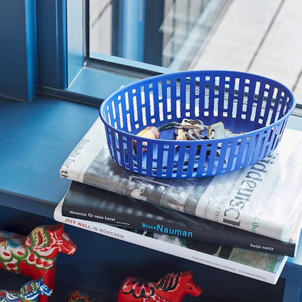 HAY | Panier Oval in Bright Blue