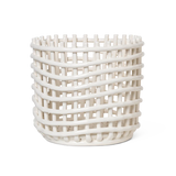 Ferm LIVING | Ceramic Basket - Large - Off White