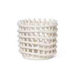 Ferm LIVING | Ceramic Basket - Small - Off-White