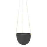 ferm LIVING | Speckle Hanging Pot - Dark Grey - Large