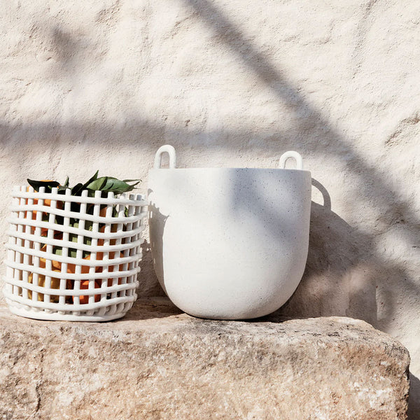 ferm LIVING | Speckle Pot - Off White - Large