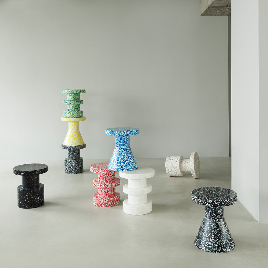 Bit Stool, Stack, White by Normann Copenhagen, in a range of colours