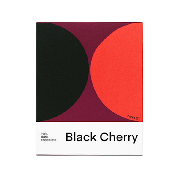 Ocelot Chocolate | Black Cherry Dark Chocolate Bar - 70g