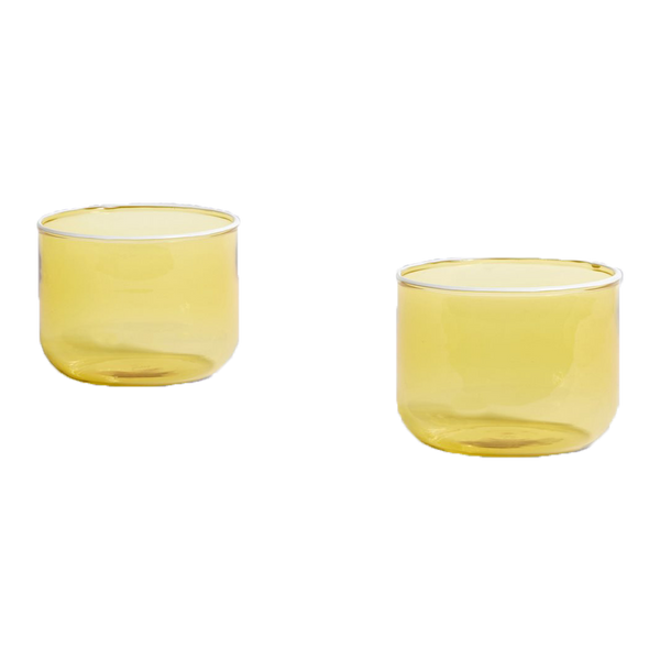 HAY | Tint Glasses Set of 2 in Light Yellow