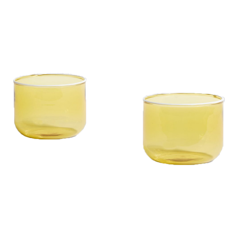 HAY | Tint Glasses Set of 2 in Light Yellow